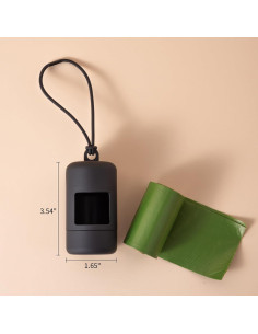 Soporte de Bolsa de Excremento para Perros SLSON 3 Piezas 2