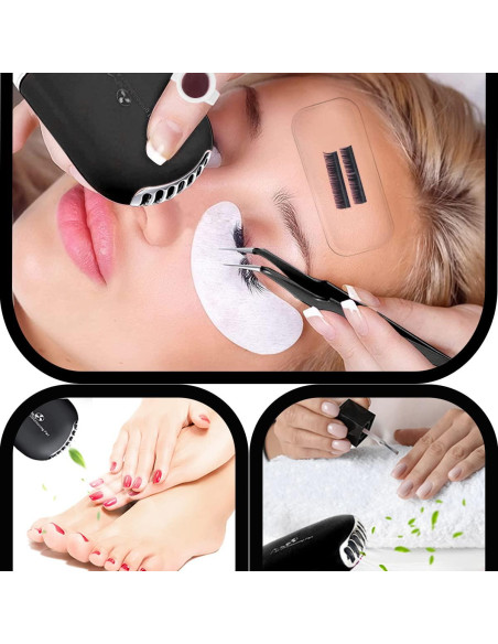 Kit de Extensión de Pestañas Profesional DNSGOOR con Maniquí