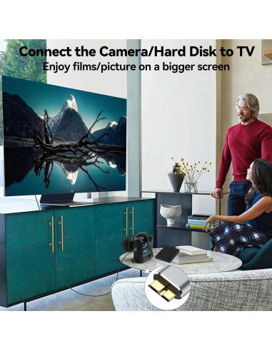 Cable Micro B USB 3.0 CLAVOOP 0.46m 5 Gbps Alta Velocidad