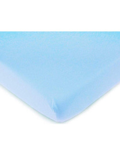 Sábana Cuadrada 100% Algodón SheetWorld 36x36 Azul Orgánico 2