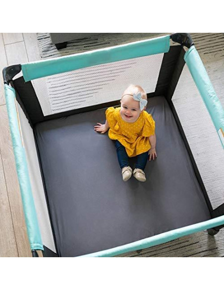 Sábana Cuadrada 100% Algodón SheetWorld 36x36 Azul Orgánico