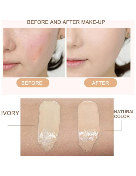 Crema CC de Cojín de Aire EdmEr - Corrector Hidratante A-Marfil