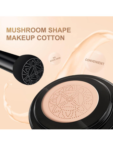 Crema CC de Cojín de Aire EdmEr - Corrector Hidratante A-Marfil