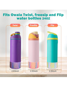 Bota de Silicona WK IEASON para Botella Owala 710ml - 2 Piezas 2