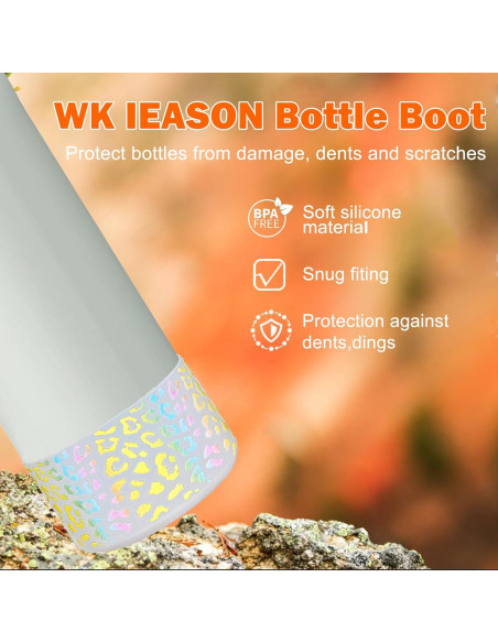 Bota de Silicona WK IEASON para Botella Owala 710ml - 2 Piezas