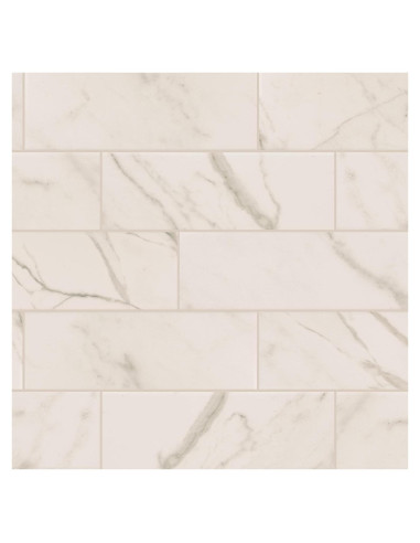 Azulejo Cerámico Daltile Costar 30.48x10.16 cm Calacatta Empire