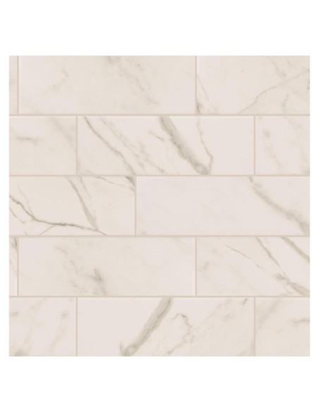 Azulejo Cerámico Daltile Costar 30.48x10.16 cm Calacatta Empire