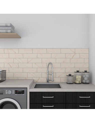 Azulejo Cerámico Daltile Costar 30.48x10.16 cm Calacatta Empire