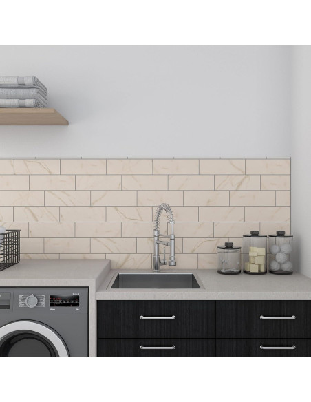 Azulejo Cerámico Daltile Costar 30.48x10.16 cm Calacatta Empire