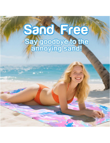 Juego de Toallas de Playa Vimorco 2 Piezas Secado Rápido 183x79cm