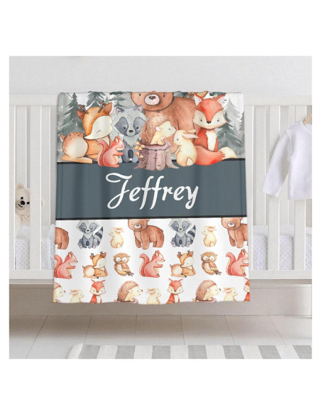 Manta Personalizada Sandilya 76.2x101.6cm Animales