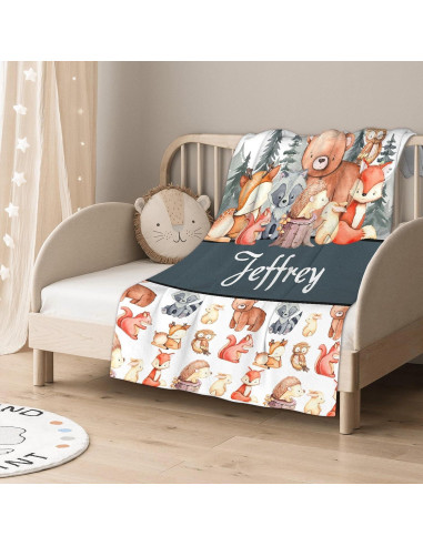 Manta Personalizada Sandilya 76.2x101.6cm Animales