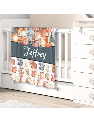 Manta Personalizada Sandilya 76.2x101.6cm Animales