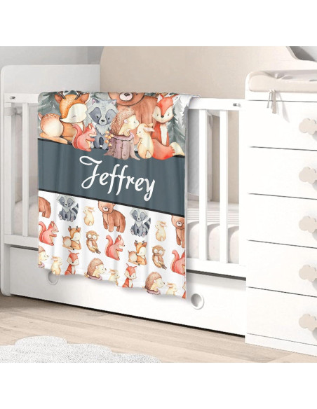 Manta Personalizada Sandilya 76.2x101.6cm Animales