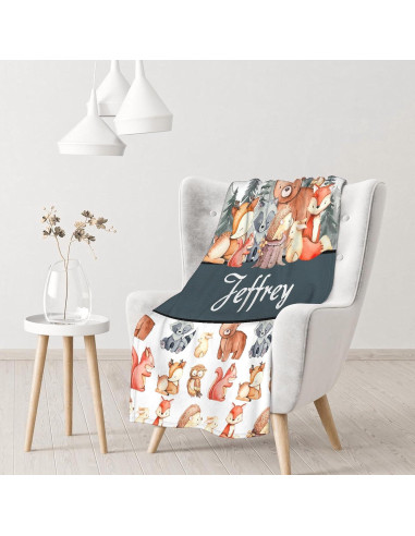 Manta Personalizada Sandilya 76.2x101.6cm Animales