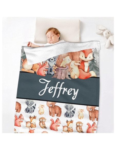 Manta Personalizada Sandilya 76.2x101.6cm Animales