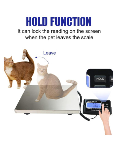 Balanza Postal Digital Charmline 299.37kg Acero Inoxidable 38.1x30.5cm