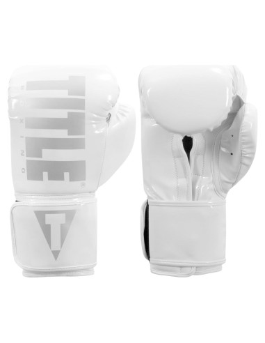 Guantes de Entrenamiento Elásticos 14 oz Title Boxing Negro/Dorado