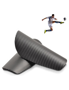 Espinilleras de Fútbol Equlup SoccerShinGuards S Negro