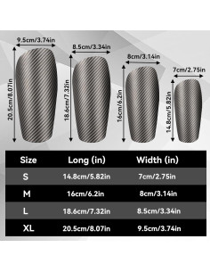 Espinilleras de Fútbol Equlup SoccerShinGuards S Negro 2