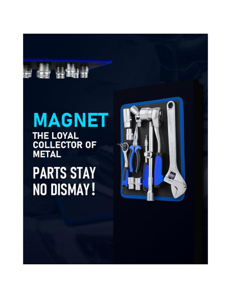 Alfombrilla Magnética para Herramientas HIPULX 32.1x24.4cm 18kg