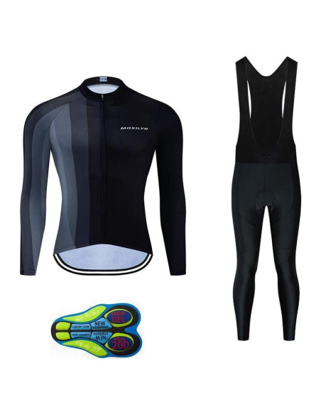 Conjunto de Ciclismo para Hombres Moxilyn con Almohadilla 20D
