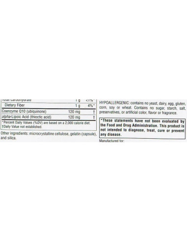 Coenzima Q10 30mg Source Naturals - 60 Cápsulas Antioxidantes