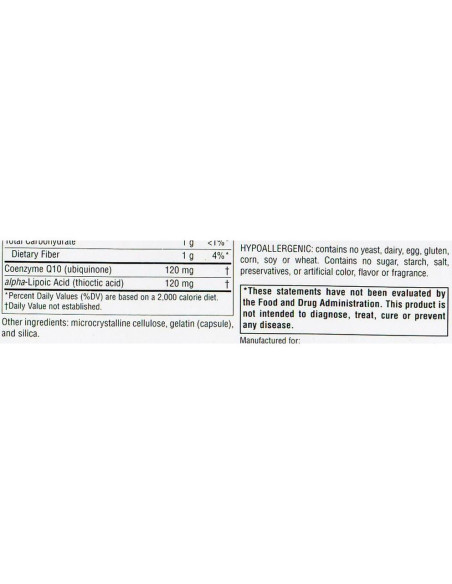 Coenzima Q10 30mg Source Naturals - 60 Cápsulas Antioxidantes