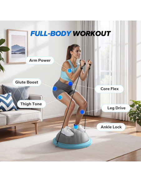 Entrenador de Bola de Equilibrio MERACH MR-2506WL 46cm Azul