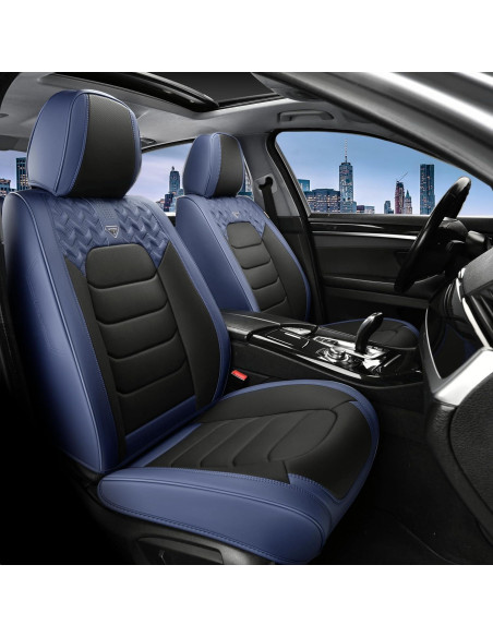 Fundas de Asiento de Coche FLORICH Juego Completo Universal Cuero