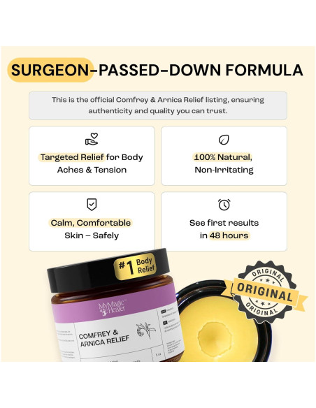 MyMagicHealer Ungüento Alivio Dolor Muscular 56.7g