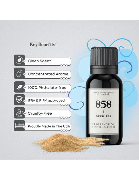 Difusor de Aceite Esencial 30 ml 858 MAR PROFUNDO Isabelle