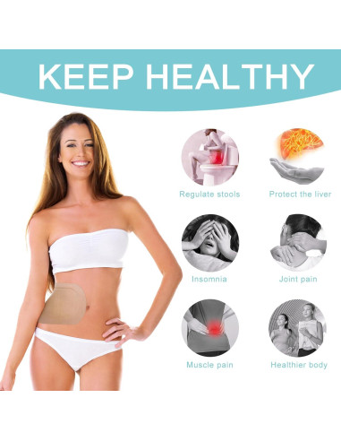 Kit 36 Parches de Aceite de Ricino YHOVID 8oz Orgánico