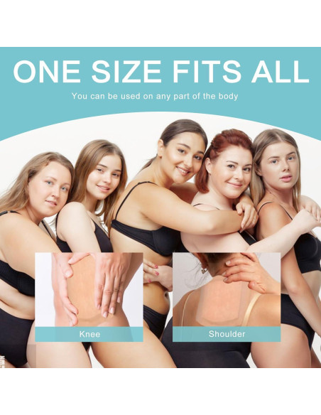 Kit 36 Parches de Aceite de Ricino YHOVID 8oz Orgánico