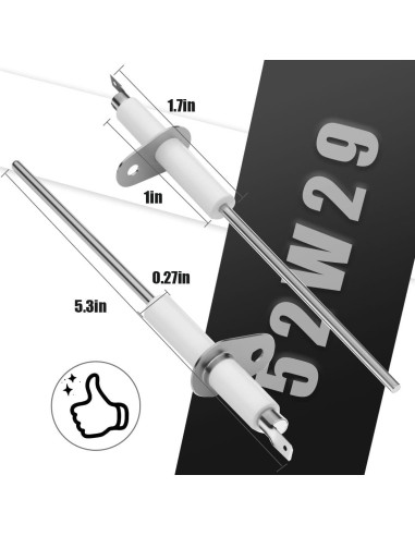2 Sensores de Llama 52W29 para Hornos Lennox y Ducane