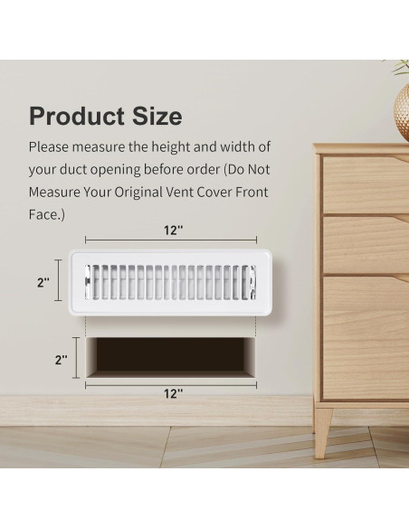 Rejilla de Piso 5x30.5 cm VENISCC - 4 Paquete Ajustable