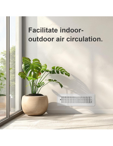 Rejilla de Piso 5x30.5 cm VENISCC - 4 Paquete Ajustable