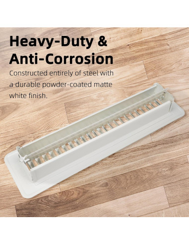 Rejilla de Piso 5x30.5 cm VENISCC - 4 Paquete Ajustable