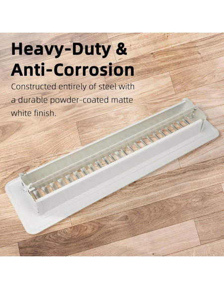 Rejilla de Piso 5x30.5 cm VENISCC - 4 Paquete Ajustable