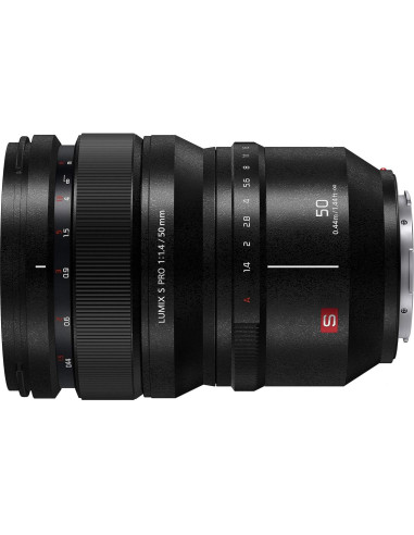 Lente Panasonic LUMIX S PRO 50mm F1.4 Montura L Certificado Leica