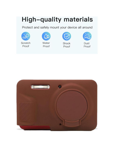 Funda protectora de silicona Kodak PIXPRO FZ55 - Marrón