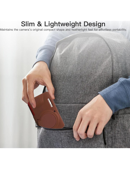 Funda protectora de silicona Kodak PIXPRO FZ55 - Marrón