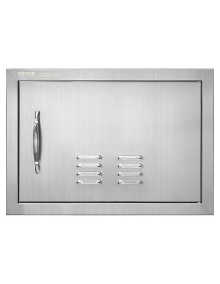 Puerta de Acceso BBQ VEVOR 50.8x35.6 cm Acero Inoxidable