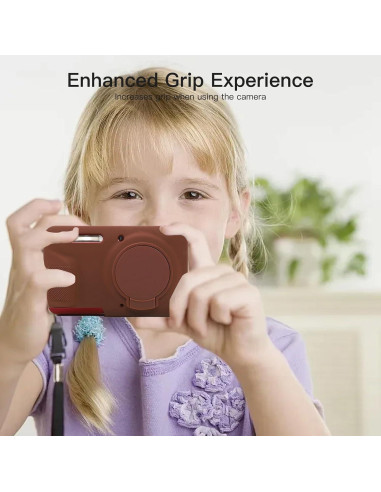 Funda protectora de silicona Kodak PIXPRO FZ55 - Marrón