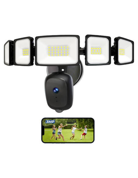 Cámara de Seguridad iMaihom Floodlight 2K QHD con Luz 5500LM