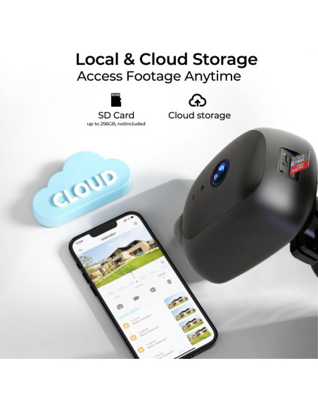 Cámara de Seguridad iMaihom Floodlight 2K QHD con Luz 5500LM