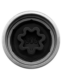 Llave de Vaso Antirrobo HXBER 306 para Tuercas de Bloqueo