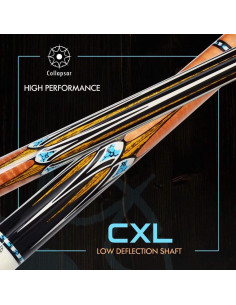 Taco de Billar Collapsar CXL 1x1 19 oz con Funda Dura 2