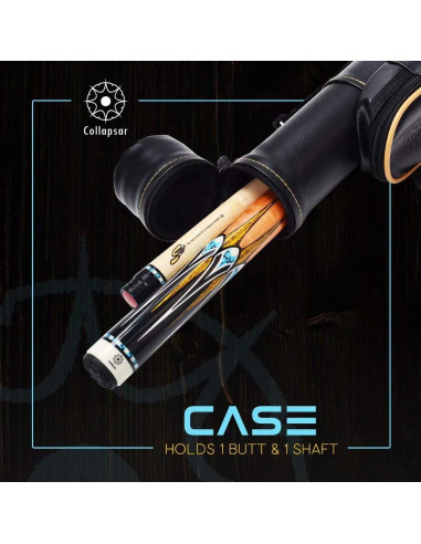 Taco de Billar Collapsar CXL 1x1 19 oz con Funda Dura