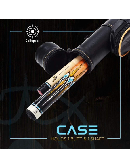 Taco de Billar Collapsar CXL 1x1 19 oz con Funda Dura